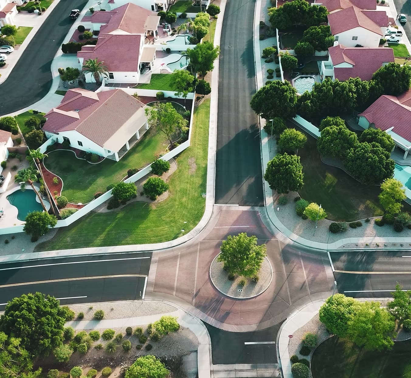 Residential Area From Above
